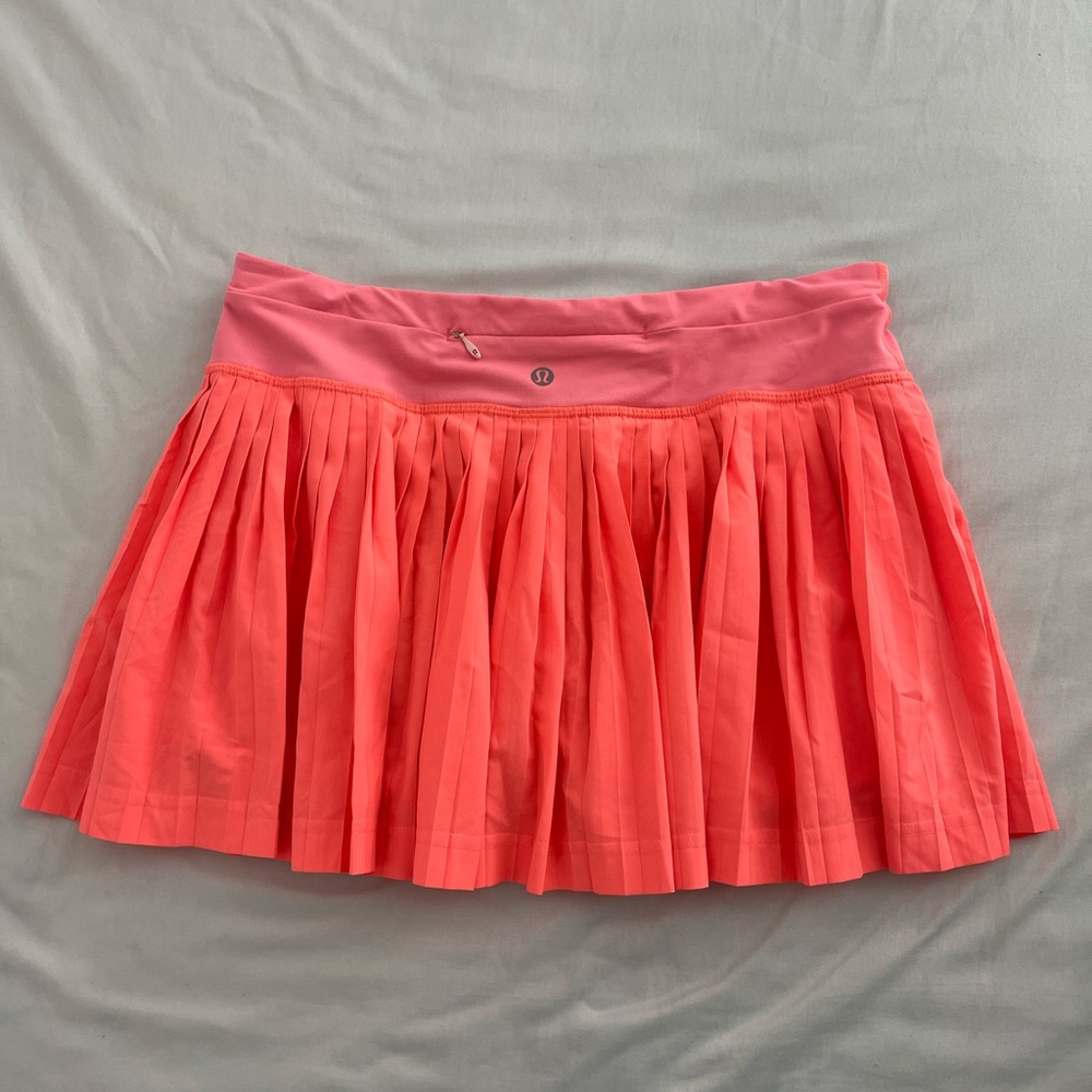 Lululemon Pleat to Street Skirt II - Grapefruit